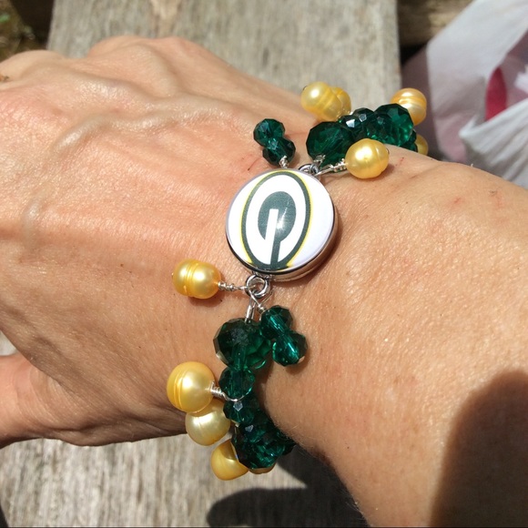 Real pearls Hand made Snap bracelet with 3 snaps - Picture 2 of 8